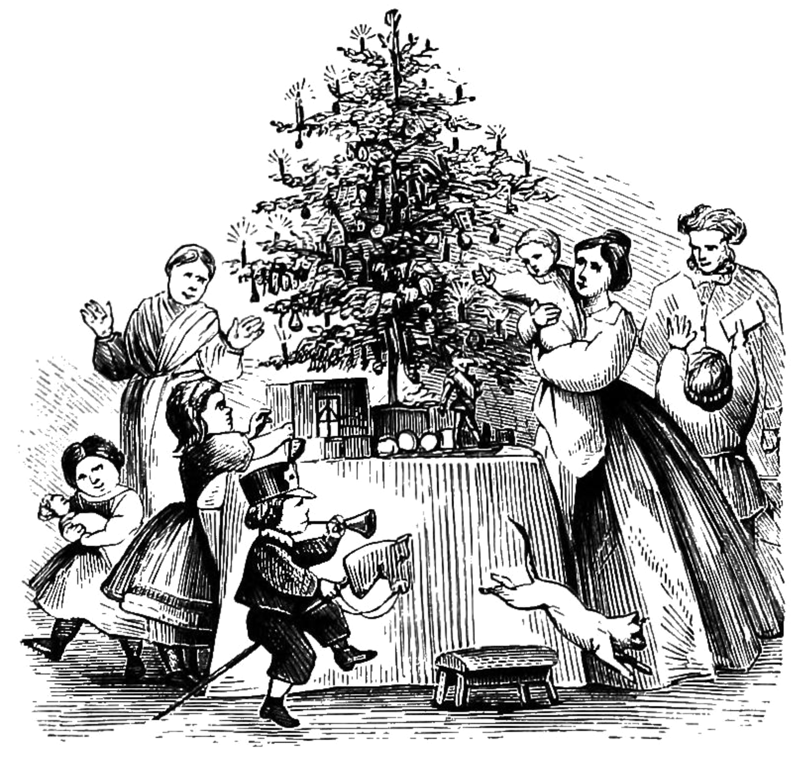 Mittelalterliche Darstellung der Herstellung und Verkostung des Kraeuterweins Hippkras